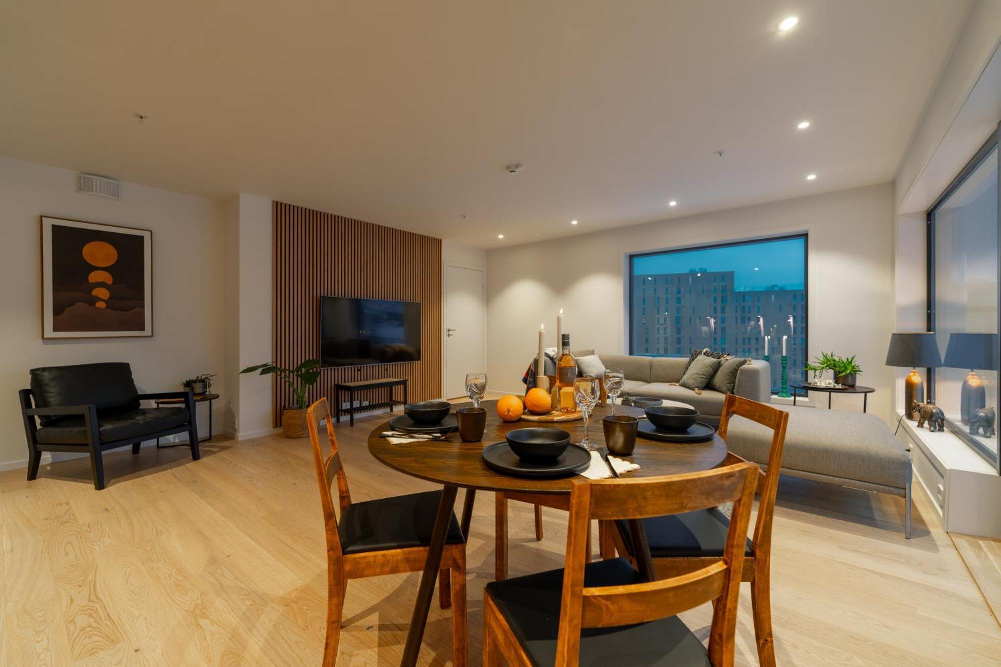 Northern Light Apartments - Nyholmen Luxury Penthouse B Tromsø Buitenkant foto